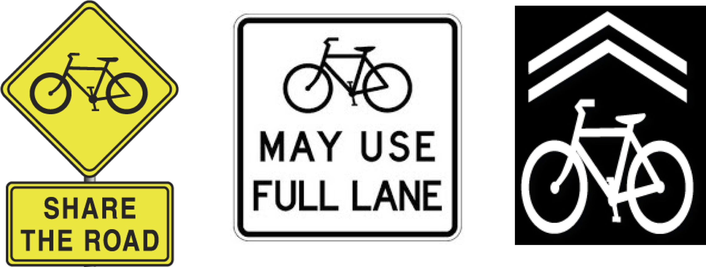 Bicycle signage. (Image credit: Hess and Peterson.)